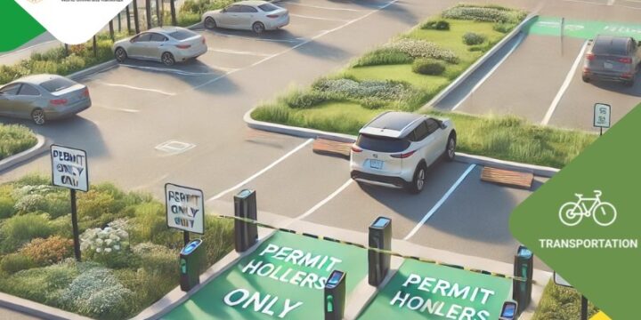 Program to limit or decrease the parking area on campus for the last 3 years (from 2021 to 2023)  (TR.6)