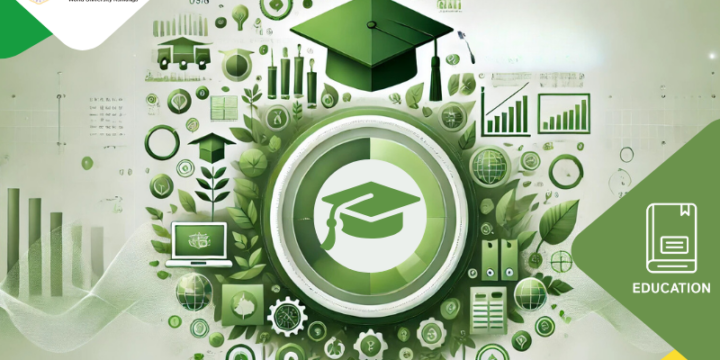 Total number of graduates with green jobs