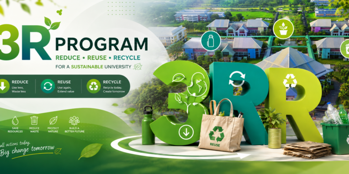 3R (Reduce, Reuse, Recycle) program for university’s waste