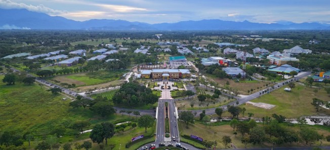 Total Campus buildings area