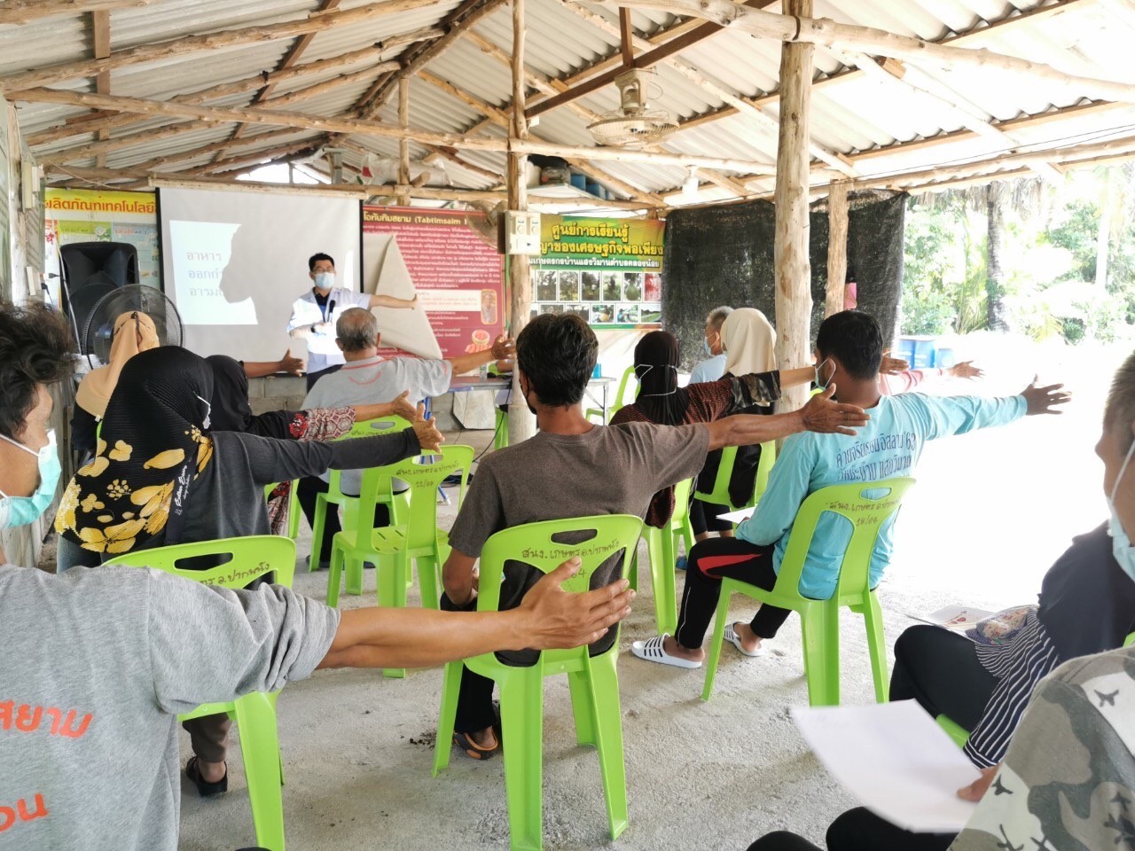 ทีมคณาจารย์วิชาการรับใช้สังคม ลงพื้นที่ชุมชนต้นแบบเพื่อยกระดับการส่งเสริมสุขภาพเกษตรกรชาวสวน
