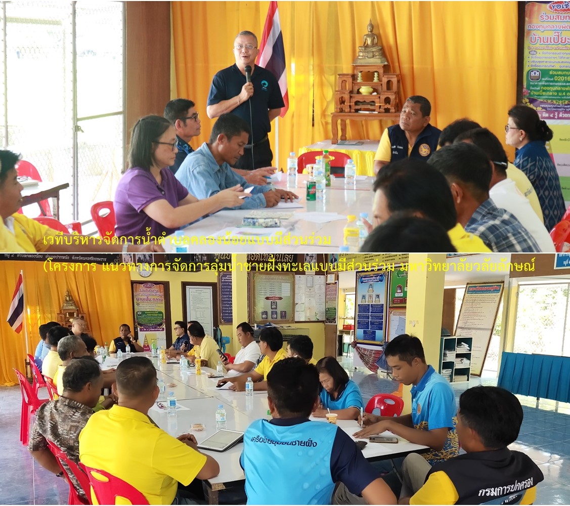 Social Engagement by Walailak University Strengthens Mechanisms and Participatory Processes Involving Local Communities and Relevant Sectors to Coastal River Basin Management with Participatory, Aligning with SDG 14.5.5.
